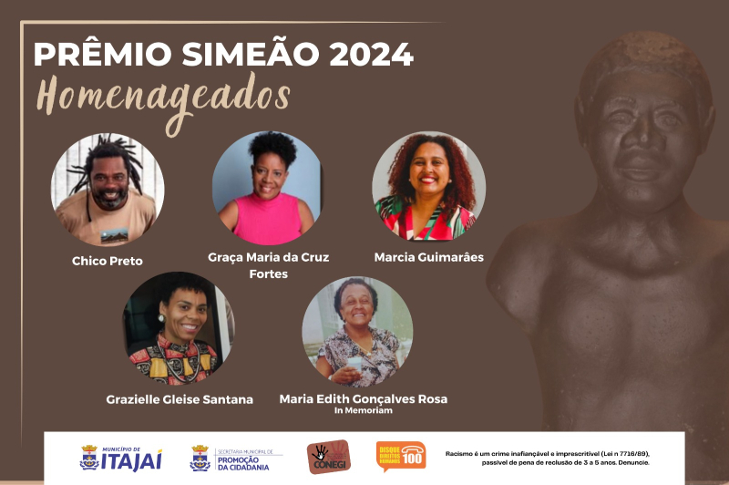 Itajaí celebra 'Consciência Negra' com homenagens no Prêmio Simeão 2024