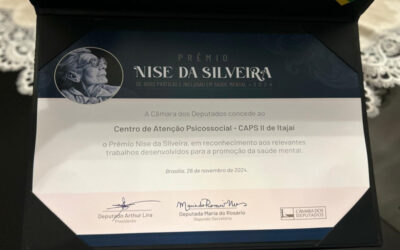 CAPS II recebe Prêmio Nacional Nise da Silveira de Boas Práticas e Inclusão em saúde mental