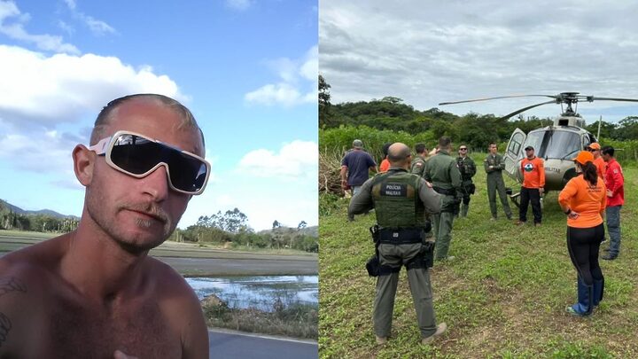 Buscas por itajaiense desaparecido no Pico Jurapê em Joinville entram no seu sexto dia de operação