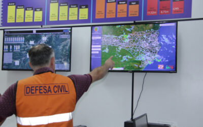 Defesa Civil alerta sobre volume de chuvas para o fim de semana