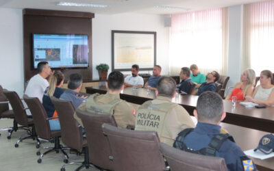 Itajaí reúne forças de segurança para monitorar ocorrências devido às chuvas previstas nos próximos dias