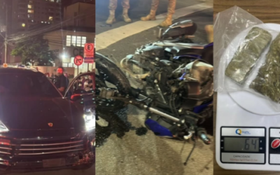 Condutor de Porsche Cayenne atropela motociclista em alta velocidade e é preso em flagrante