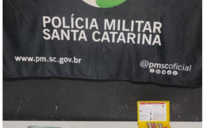 Polícia Militar prende suspeito de tráfico de drogas em Itajaí