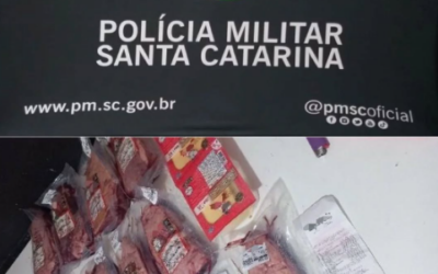 Polícia Militar prende mulher suspeita de furto em supermercado de Itajaí