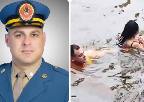 VERDADEIRO HERÓI: Sargento dos Bombeiros de Araquari realiza resgate de jovem em área de difícil acesso