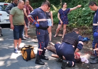 Ciclista morre após colidir com árvore em descida perigosa entre Cabeçudas e Brava Norte