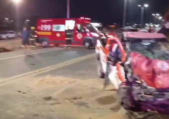 Colisão violenta deixa duas mortes e duas pessoas feridas em Ilhota