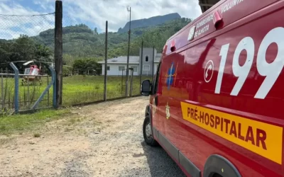 Criança de um ano e sete meses é socorrida pelos bombeiros após ingerir soda cáustica