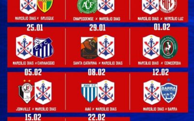 Marcílio Dias divulga calendário do Campeonato Catarinense 2025