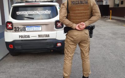 Polícia Militar recaptura foragido durante patrulha no bairro Ressacada, em Itajaí