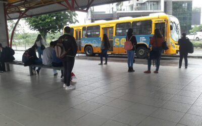 Transporte coletivo de Itajaí amanhece em caos nessa segunda-feira (09)