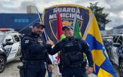 Cerimônia marca a troca de comando da Guarda Municipal de Itajaí