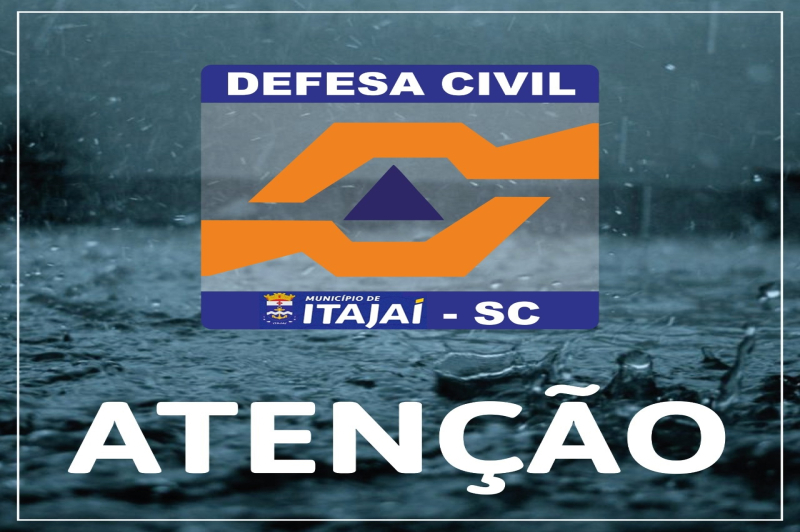 Defesa Civil de Itajaí alerta para riscos de deslizamentos nesta sexta-feira (17)