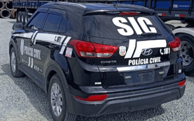 Polícia de Itajaí apreende carga de bobinas de aço avaliada em mais de 1 milhão de reais