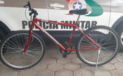 Polícia Militar recupera bicicleta furtada e busca pelo proprietário em Itajaí
