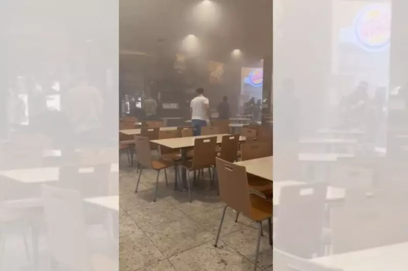 Incêndio em shopping de SC causa pânico entre clientes; Fumaça densa assusta população
