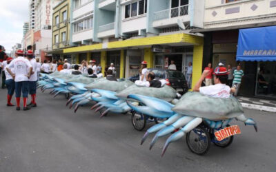 Siritopéia dá boas-vindas ao Carnaval 2025 com desfile no Centro de Itajaí