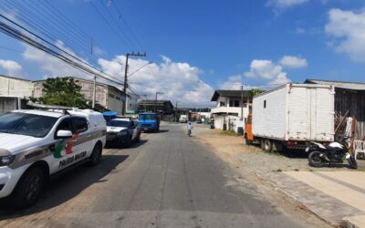 Fiscalização em ferros-velhos resulta em notificações da PM durante Operação Recomeço em Itajaí