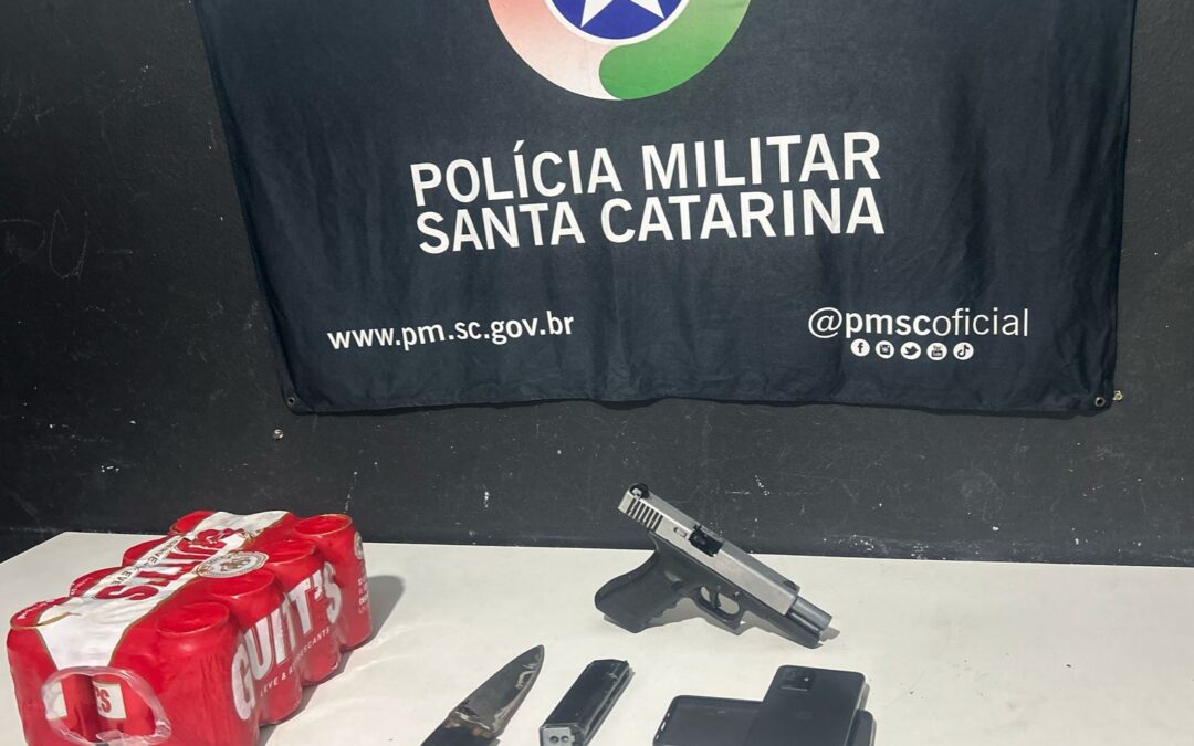 Polícia Militar prende homem em menos de uma hora após roubo de veículo em Itajaí