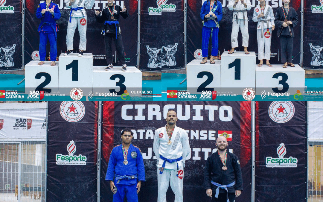 Atletas de Penha conquistam medalhas na 1ª etapa do Campeonato Catarinense de Jiu-Jitsu