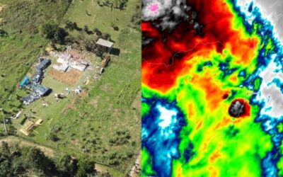 Imagens de satélite confirmam que tornado atingiu mais uma cidade de SC