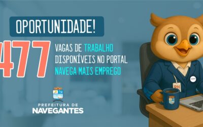 Portal ‘Navega Mais Empregos’ está com 477 vagas de trabalho disponíveis em Navegantes