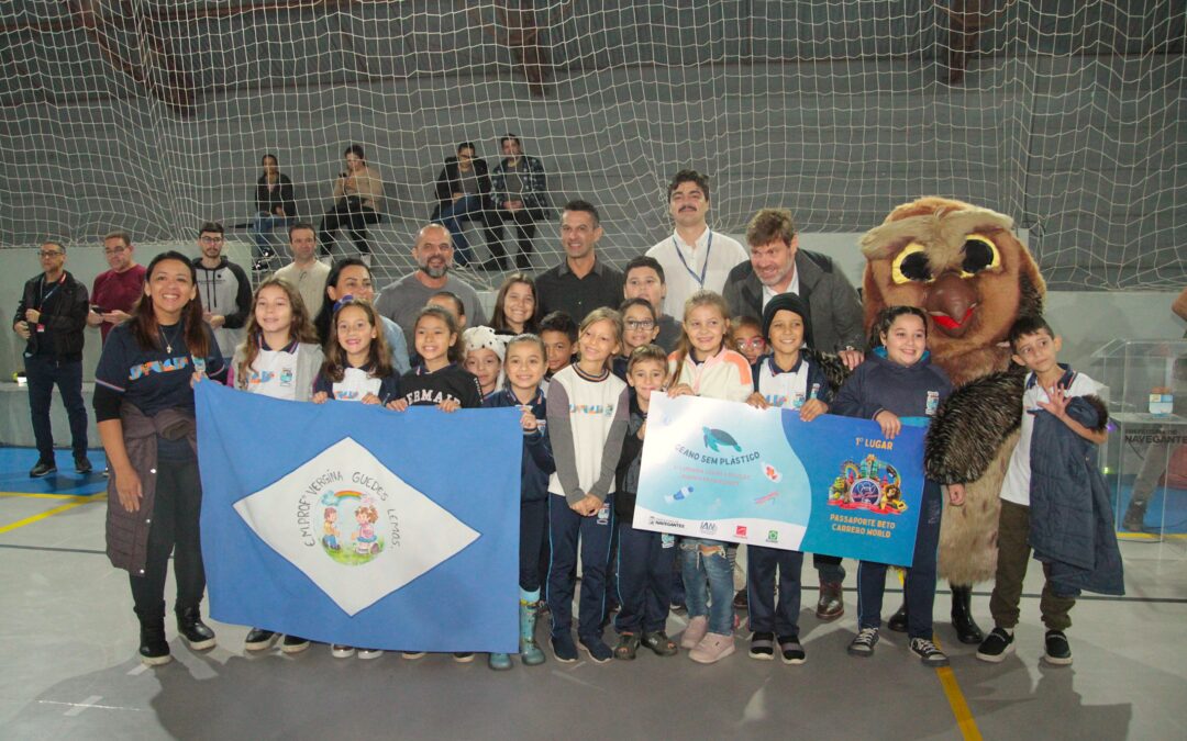 Campanha “Oceano Sem Plástico” arrecada mais de 835 mil itens em escolas de Navegantes