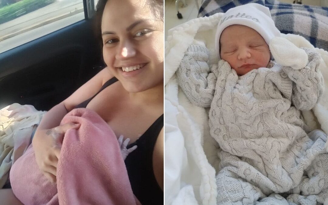 Bebê nasce em carro de app nos braços da avó durante manhã gelada em Joinville