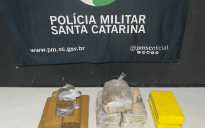 Polícia Militar prende trio por traficar drogas em Itajaí