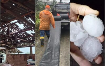 Granizo do tamanho de ovos devasta SC: 18 cidades entram em estado de emergência