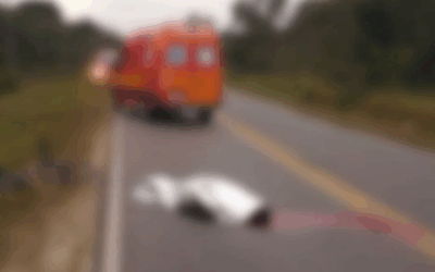 Ciclista morre em grave acidente na SC-415 em Araquari