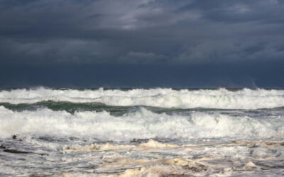Ciclone extratropical provoca ventos fortes e transportes em Itajaí