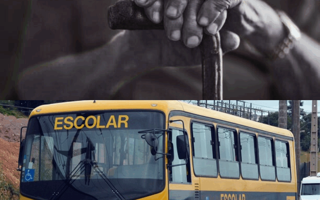 Colisão entre moto e ônibus escolar deixa idoso de 75 anos morto em Itajaí