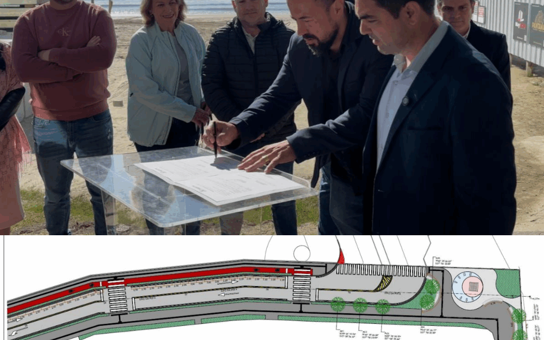 Itapema inicia reurbanização da orla com projeto piloto na Meia Praia