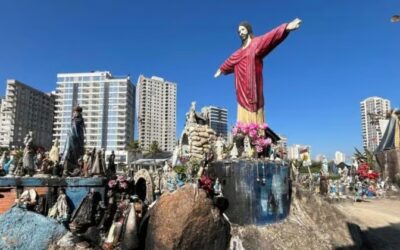 Itapema pede retirada temporária de imagens religiosas da Meia Praia para obras de revitalização
