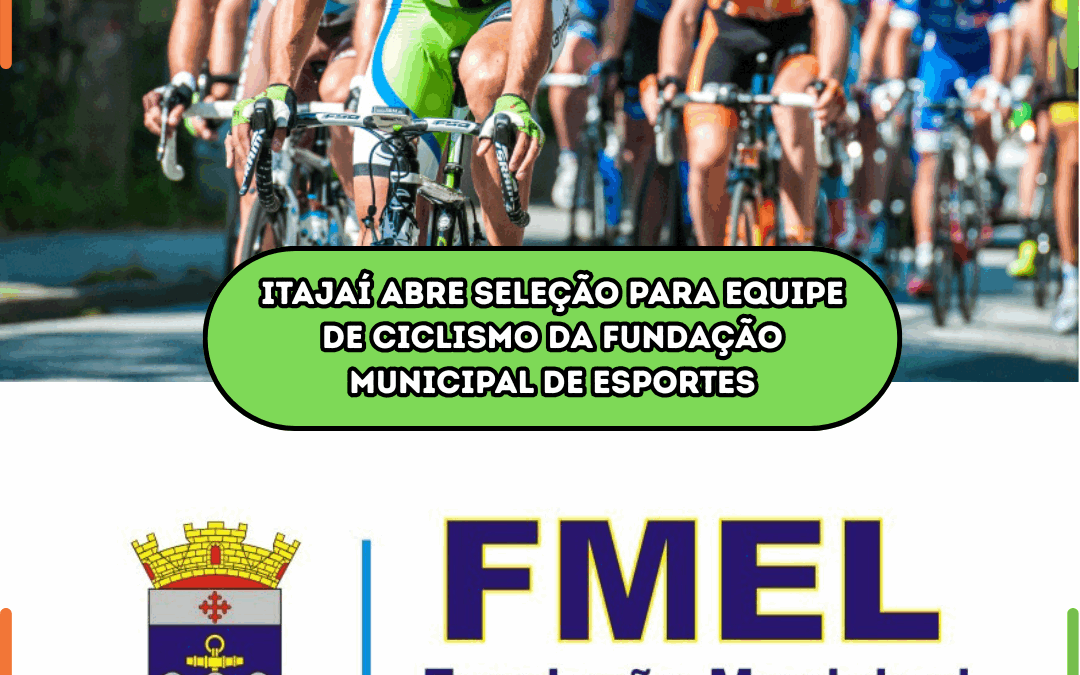 Itajaí abre seleção para equipe de ciclismo da Fundação Municipal de Esportes; jovens de 12 a 17 anos podem participar do processo seletivo para integrar a equipe do município para competições oficiais