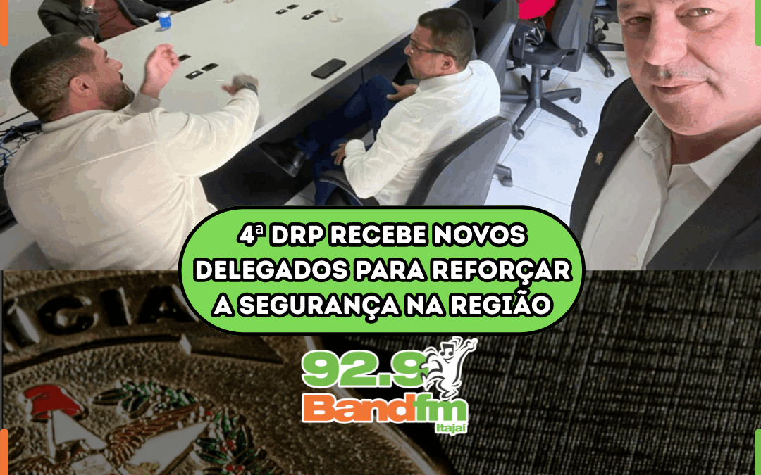 4ª DRP recebe novos delegados para reforçar a segurança na região