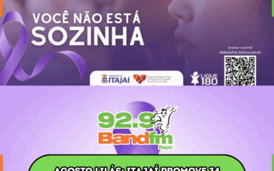 Agosto Lilás: Itajaí promove 34 ações contra a violência da mulher