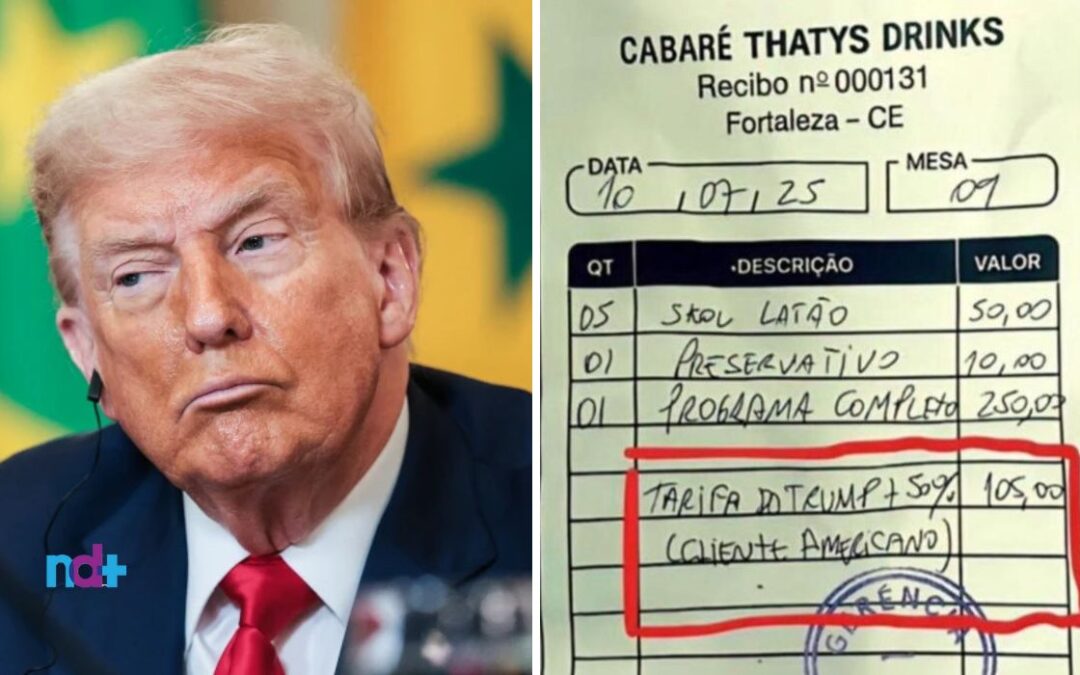 Cabaré aplica “Tarifa do Trump” e cobra 50% a mais de turista americano em Fortaleza