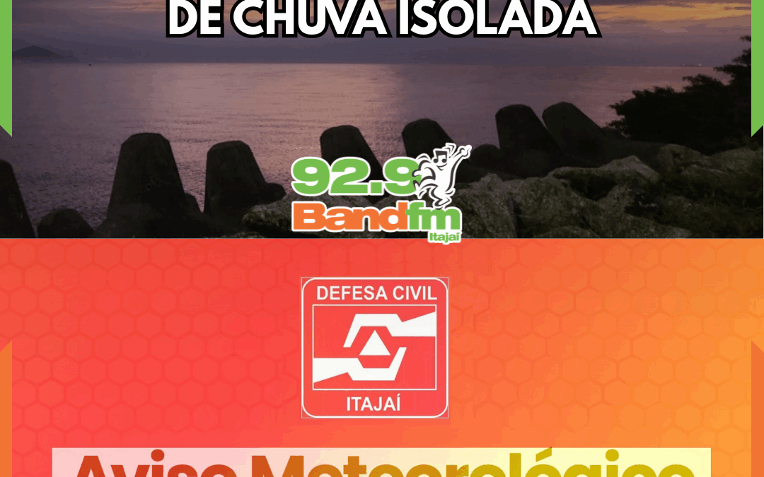 Fim de semana em Itajaí terá sol, calor e chance de chuva isolada