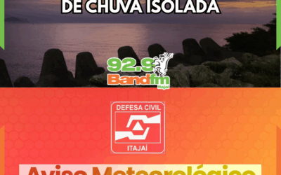 Fim de semana em Itajaí terá sol, calor e chance de chuva isolada