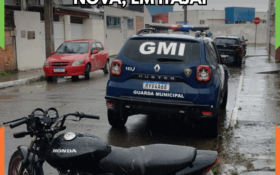 GM localiza motocicleta furtada no bairro Cidade Nova, em Itajaí