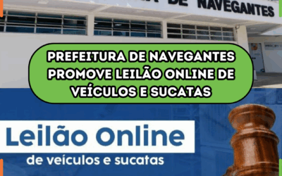 Prefeitura de Navegantes promove leilão online de veículos e sucatas