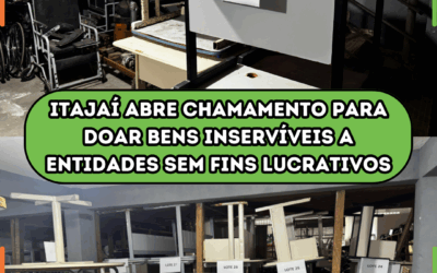 Itajaí abre chamamento para doar bens inservíveis a entidades sem fins lucrativos