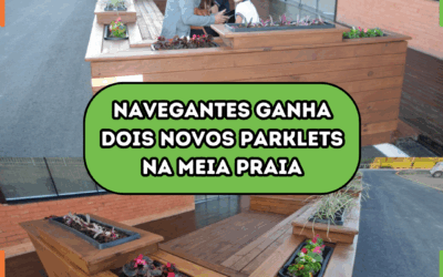 Navegantes ganha dois novos parklets na Meia Praia