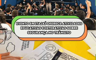 Evento em Itajaí oferece atividades educativas e interativas sobre segurança no trânsito