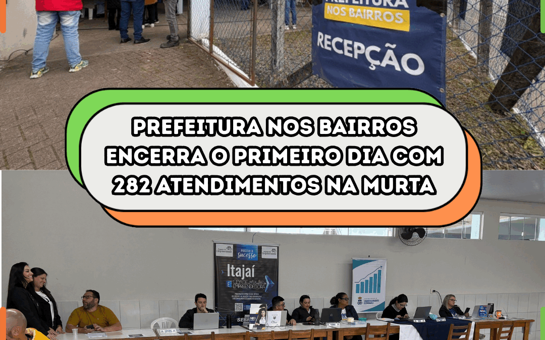 Prefeitura nos Bairros encerra primeiro dia com 282 atendimentos na Murta