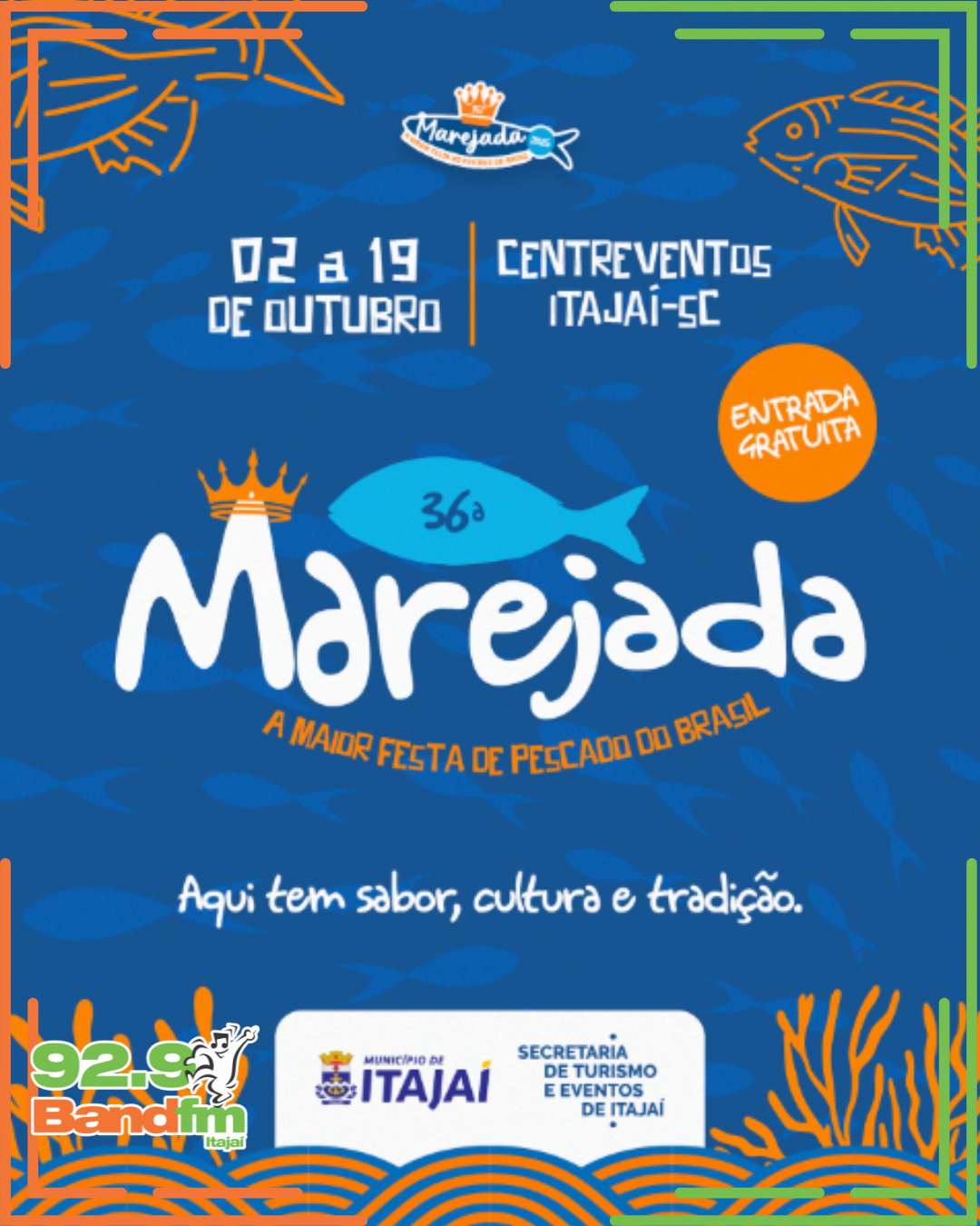 Prefeitura de Itajaí divulga oficialmente a 36º edição da Marejada