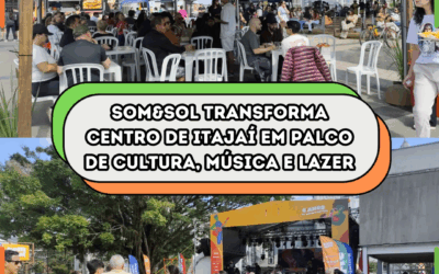 Som&Sol transforma Centro de Itajaí em palco de cultura, música e lazer