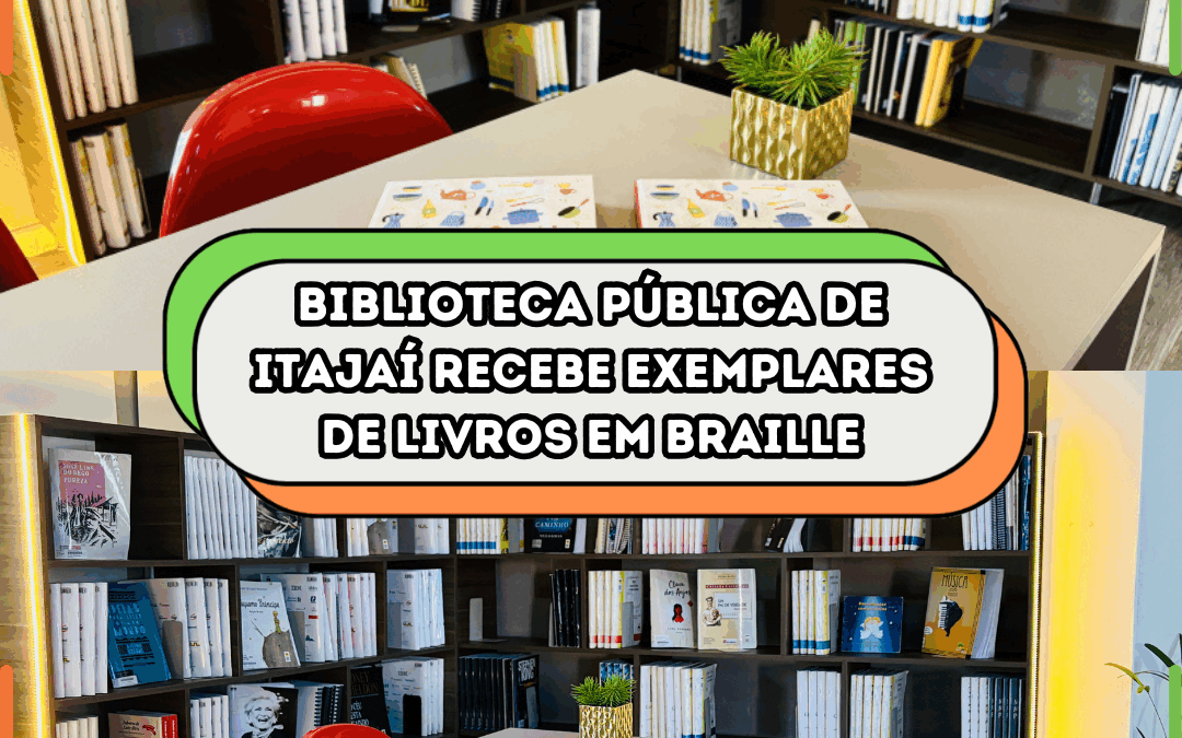 Biblioteca Pública de Itajaí recebe exemplares de livros em braille